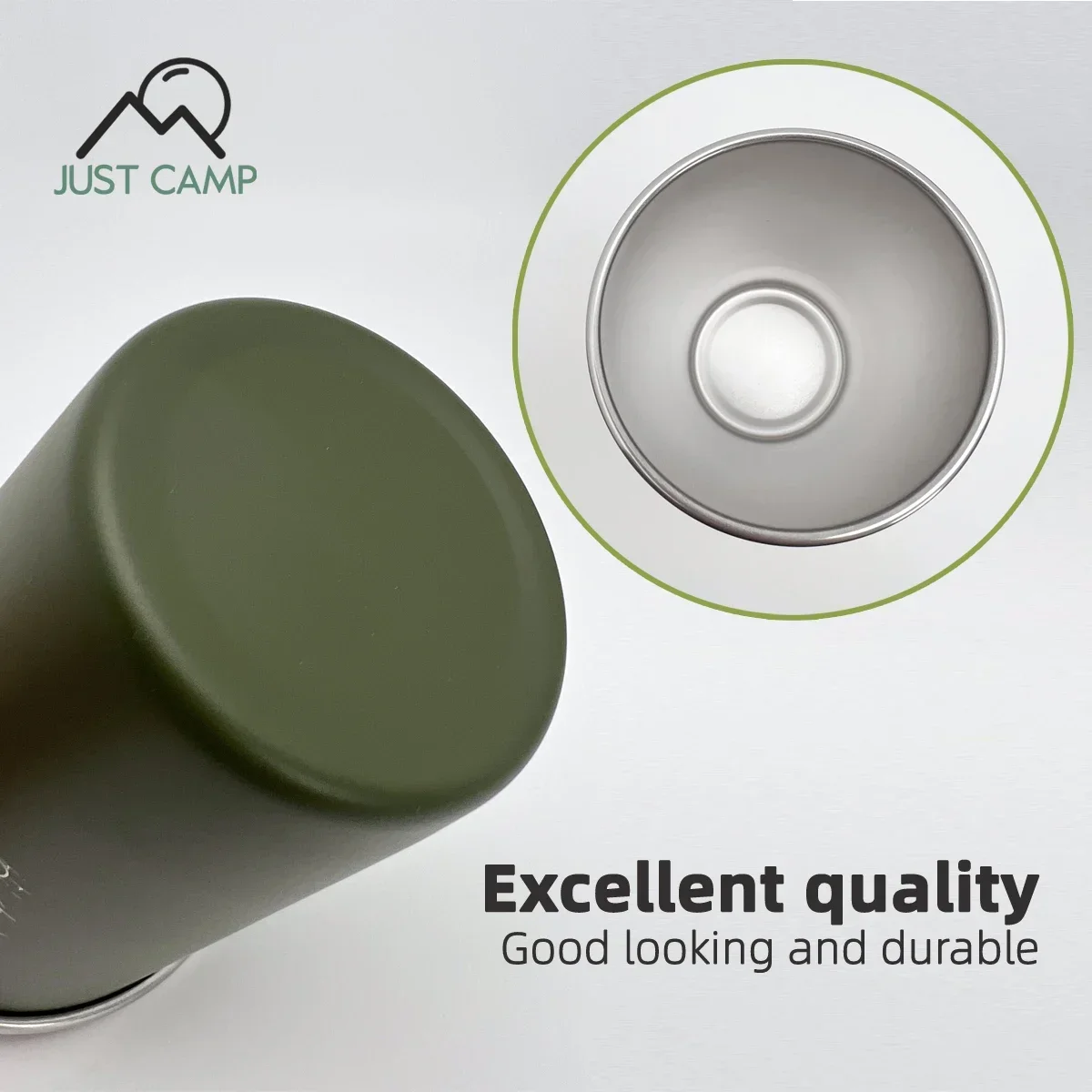 4PCS Outdoor Cup Set 350ML/500ML 304 Stainless Steel Camping Hiking Picnic Tea Beer Coffee Milk BBQ Tumblers Mug Glass Portable