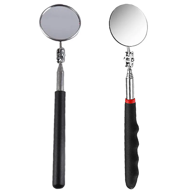 

Telescoping Inspection Round Mirror 360Retractable Extending Car Angle View Pen Adjustable 50mm Telescopic Car Inspection Mirror