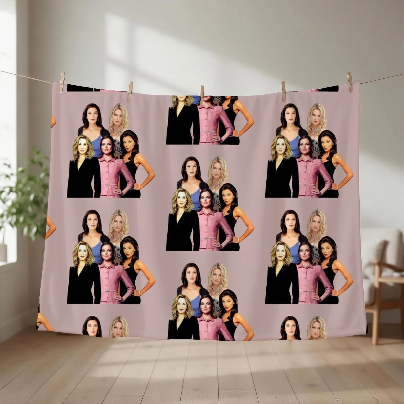 DH-cast Throw Blanket Fashion Sofas Soft Plush Plaid anime Multi-Purpose Blankets