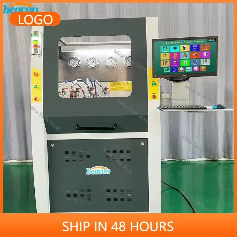 CR1029 Common Rail Injector Pump Test Bench 4 Injectors Simultaneous Test Piezo Injector Coding Fuel Injector Tester