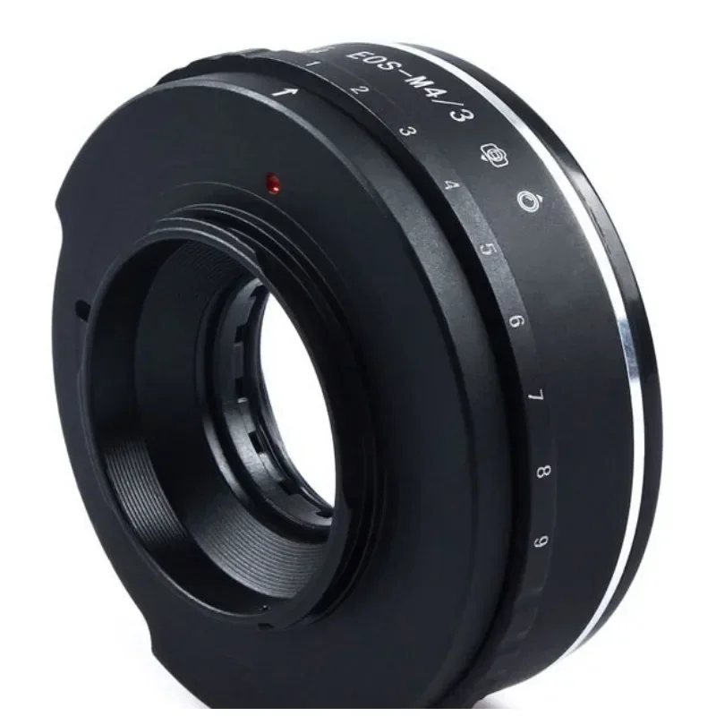 

EOS-M4/3 with aperture for Canon EOS lens to Oba M4/3 body adapter ring