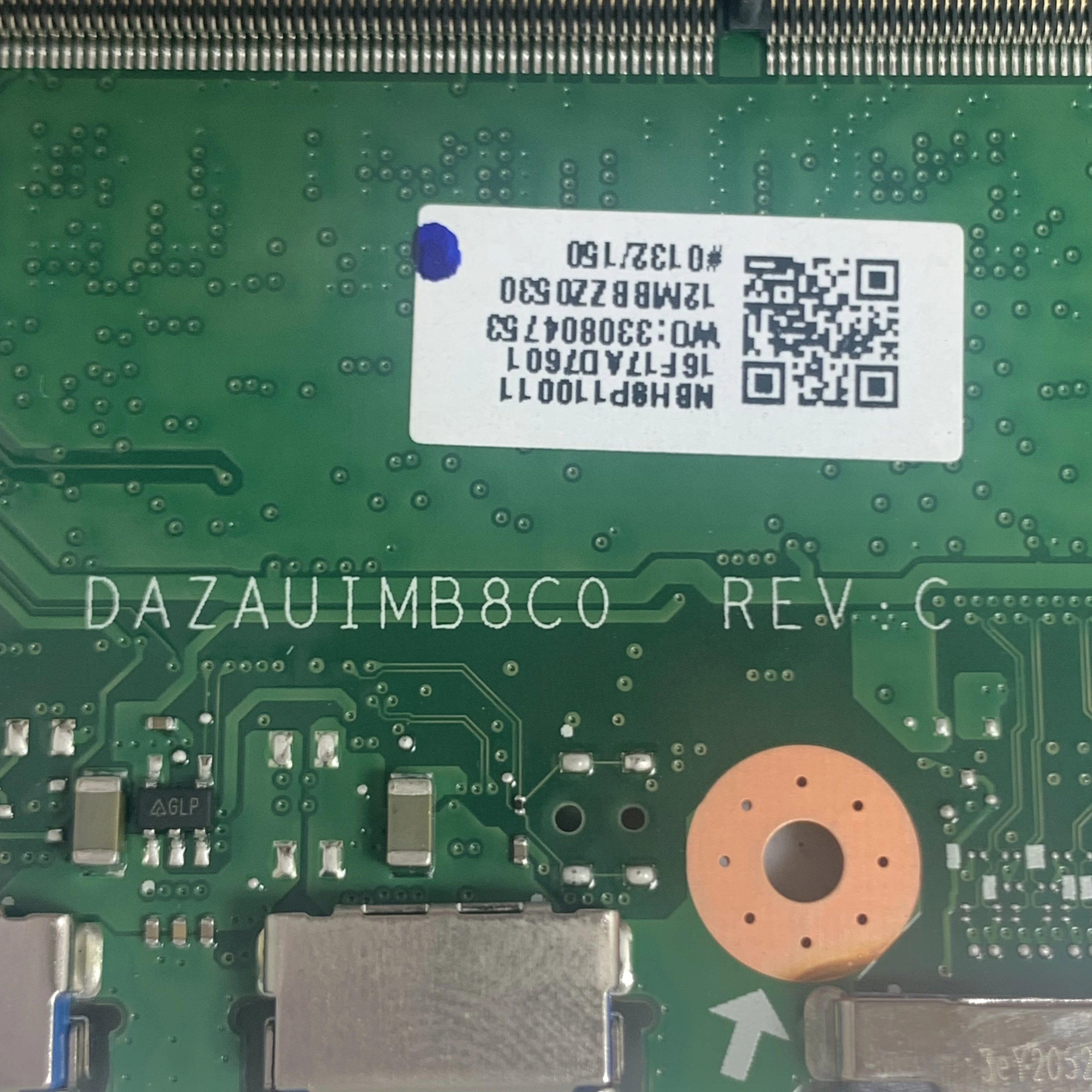 Mainboard DAZAUIMB8C0 For Acer A515-55 Laptop Motherboard With i3-1005G1 / i5-1035G1 / i7-1065G7 CPU N17S-G3-A1 MX330 100%Tested