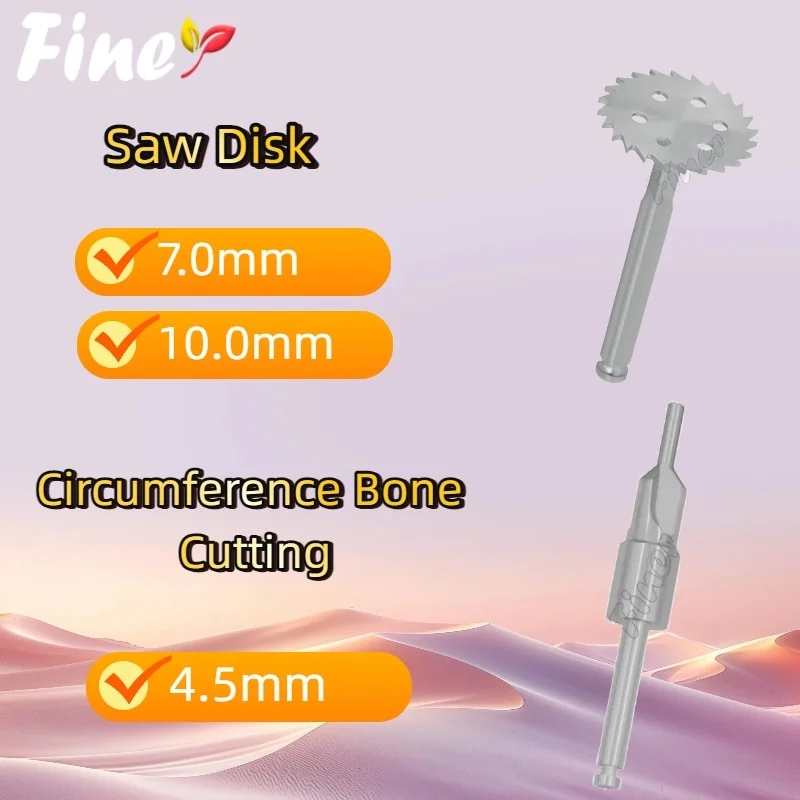 

Finer 1pc Dental Bone Saw Disk Dental Expander Implant Dental Circumference Bone Cutting Dentist Grinding Cutter Tools
