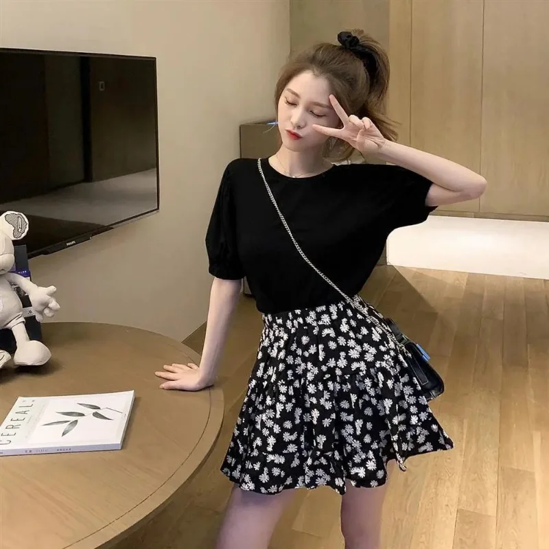 

Tulle Flare Skirts for Women Mesh Ruffle Floral Womens Skirt Beach Midi Chic and Elegant Fashion Aesthetic Korean Style Clothing