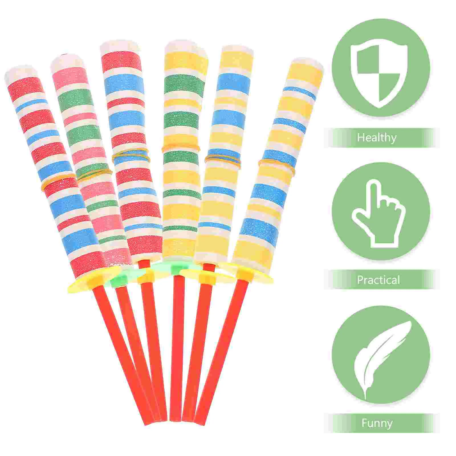 6 Pcs Toy Child Children Toys Candy Basket Filler Paper Sword Flickers for Kids