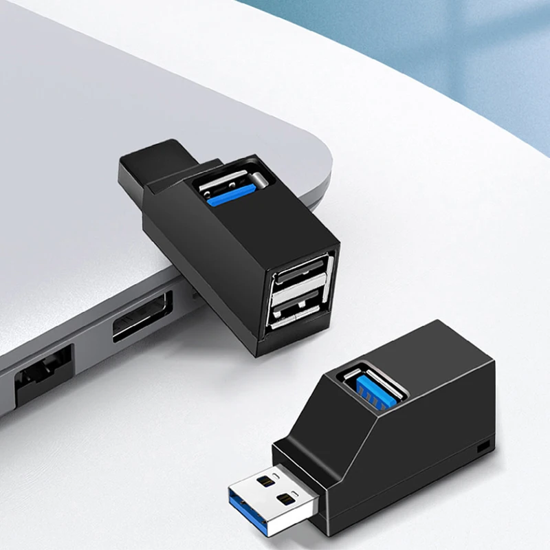 High Speed USB 3.0 HUB Adapter Extender Mini Splitter Box 3 Port Data Transfer USB Splitter Docking Station For PC Laptop Parts