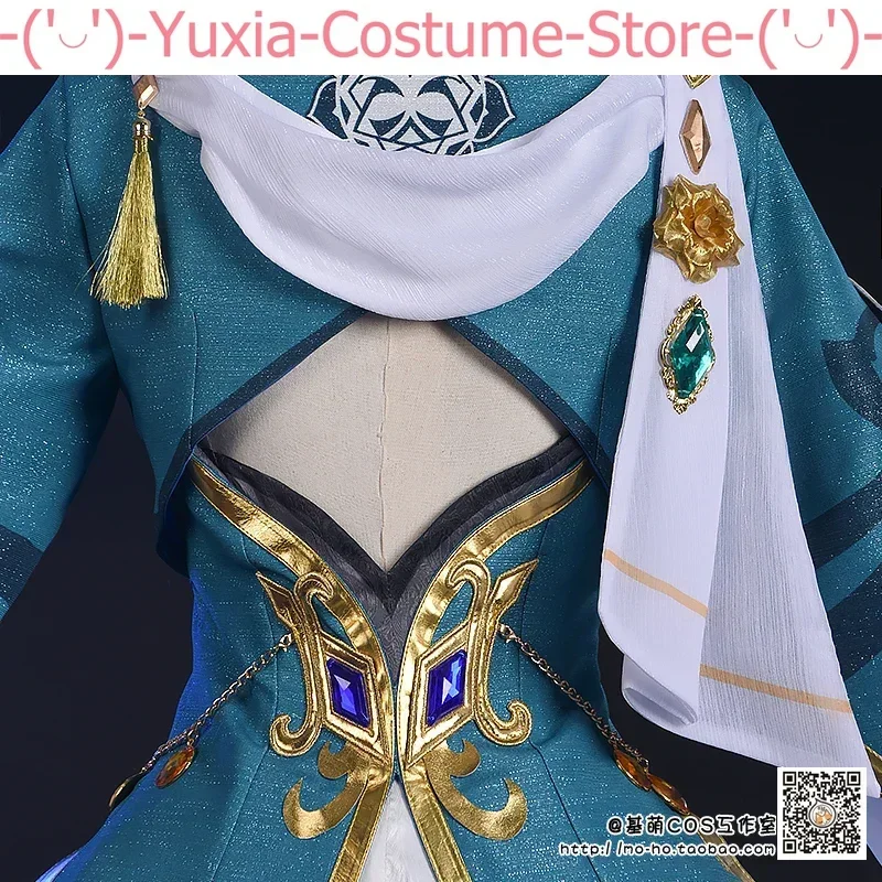 Anime! Genshin Impact Lisa YeYinFangMing Exotic Game Suit Uniform Cosplay Costume Halloween Party Role Play Outfit Women