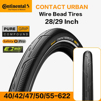 Continental Contact Urban 28/29 Inch Bicycle Wire Bead Tires 40/42/47/50/55-622 180 TPI MTB E-Bike Tyre With Reflective Strips