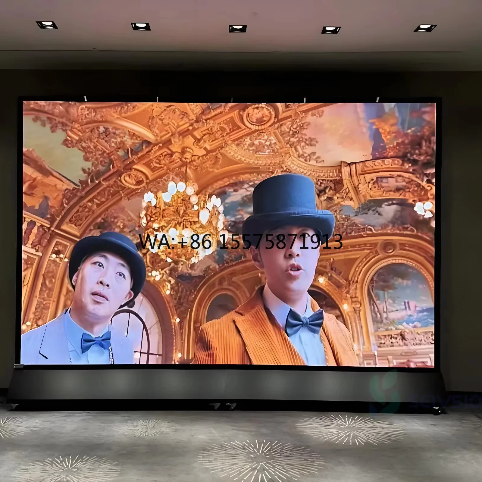 High-definition Custom Indoor Display P2 Indoor LED Display 640*480mm Advertising Wall-mounted Indoor LED Screen Display