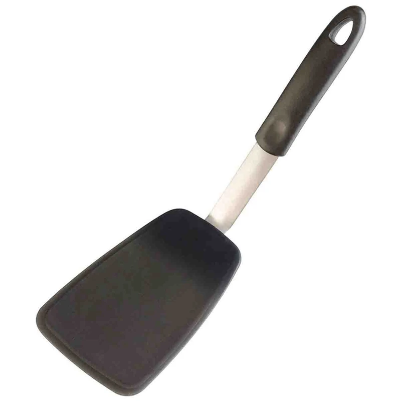 

Starpack Premium Flexible Large Silicone Turner Spatula - High Heat Resistant To 600 Fahrenheit, Hygienic One Piece