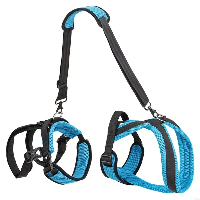  Elderly Dog Walking Harness Ergonomic Handle Balance Assistance Strap for Breeds