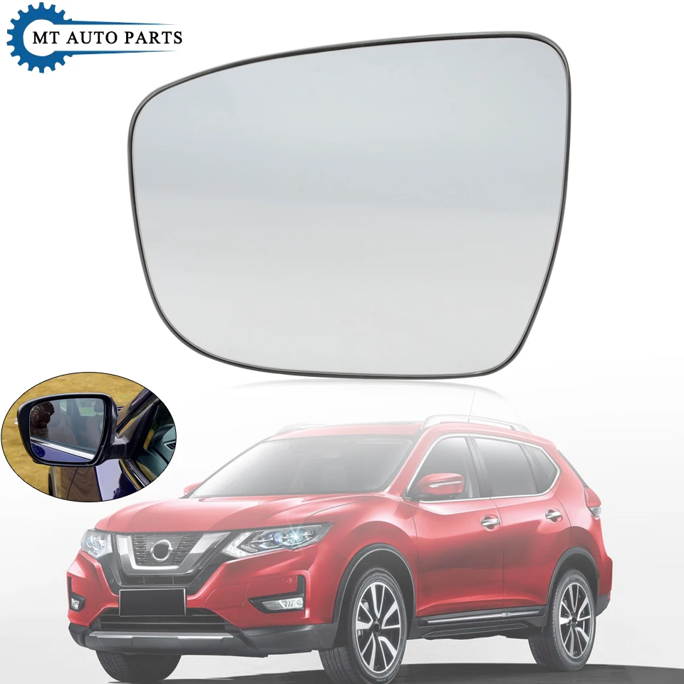 MTAP For NISSAN X-TRAIL 2014 2015 2016 2017 2018 2019 2020 2021 Outer Back Up Rearview Side Mirror Glasses Lens With Heated