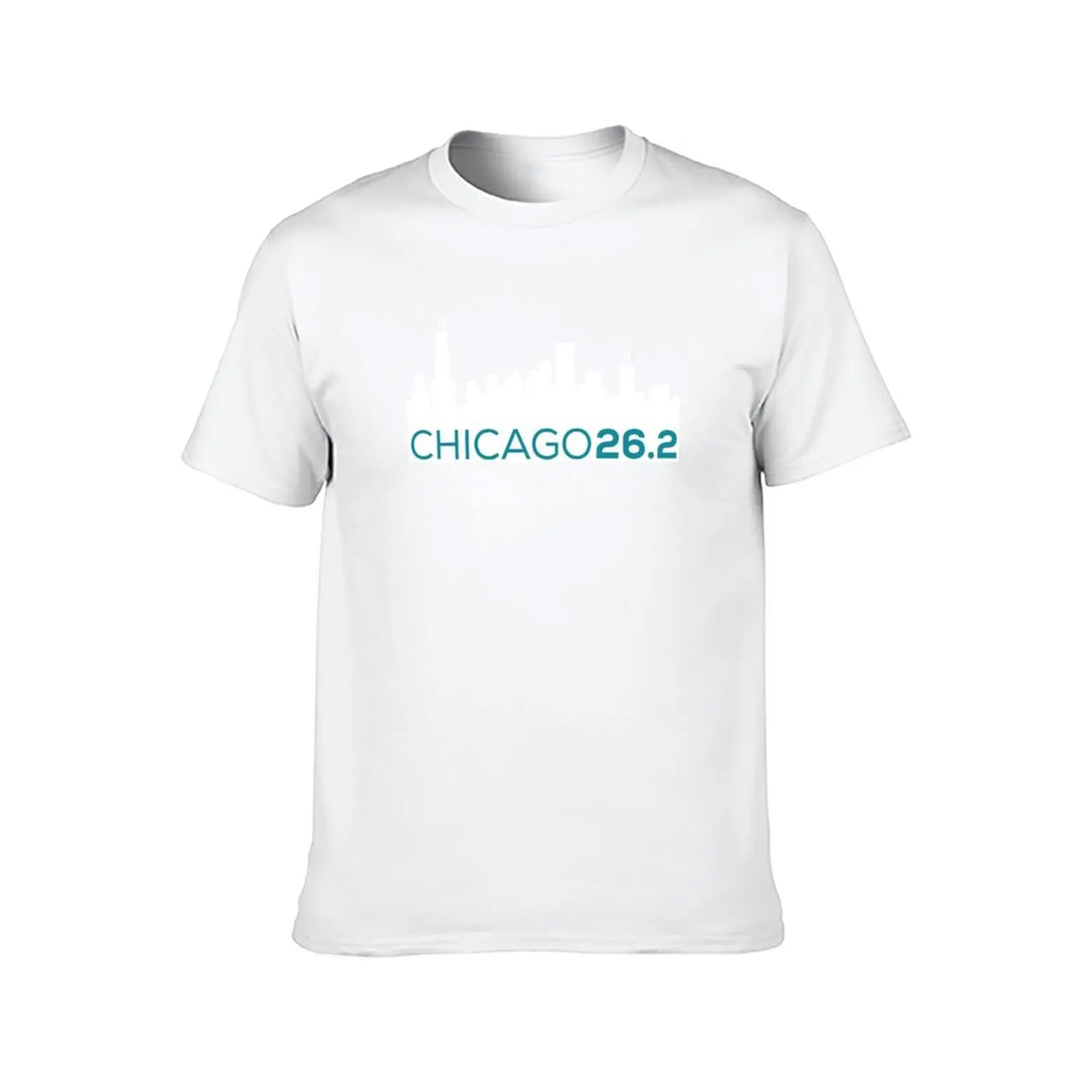 26.2 شيكاغو ماراثون - 2018 - كان هناك تشغيل ذلك تي شيرت رجالي تي شيرت قطن 100% رجل تي شيرت للرجال تي شيرت غير رسمي #2