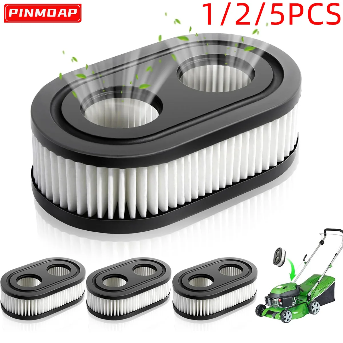 

PINMOAP 593260 Воздушный фильтр газонокосилки 798452 334404 Замените воздушный фильтр Двигатель серии Toro 550E 500EX 550EX 625 575EX 4247 5432