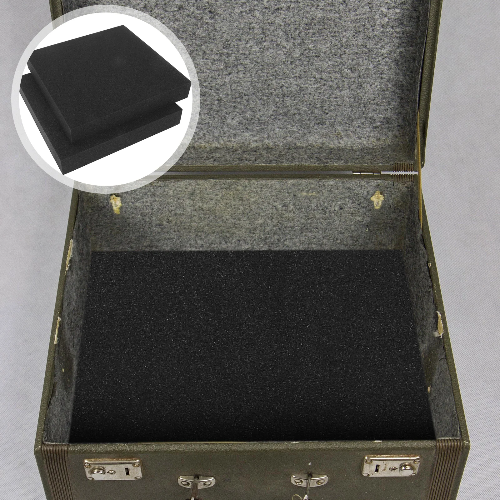 Inserts en éponge en polyuréthane, 2 pièces, fournitures d'expédition pour petites entreprises, mallette à outils, Protection, rembourrage découpable, Absorption des chocs