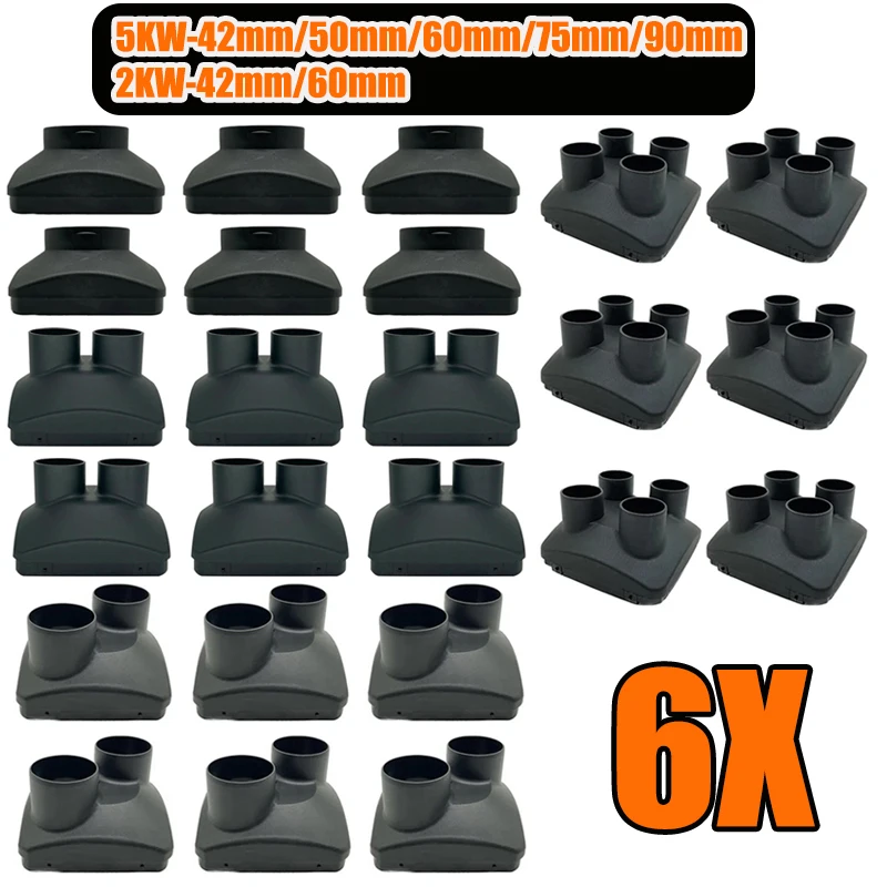 

6X 42mm 50mm 60mm 75mm 2KW 5KW Air Outlet Vent Cover Air Diesel Parking Heater Connector For Webasto Car Truck Bus Caravan Boat