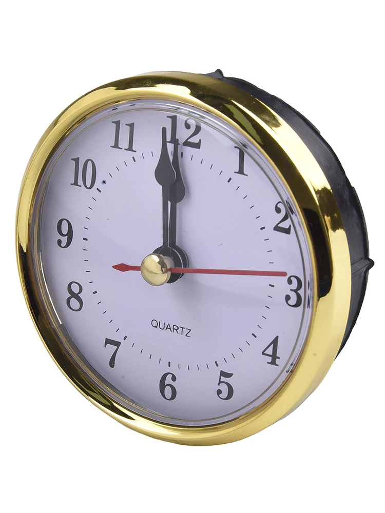 Clock Casing Diameter Movement Mechanism Gold Or Silver Border Clock Replacement Mm Diameter Quartz Clock Insert