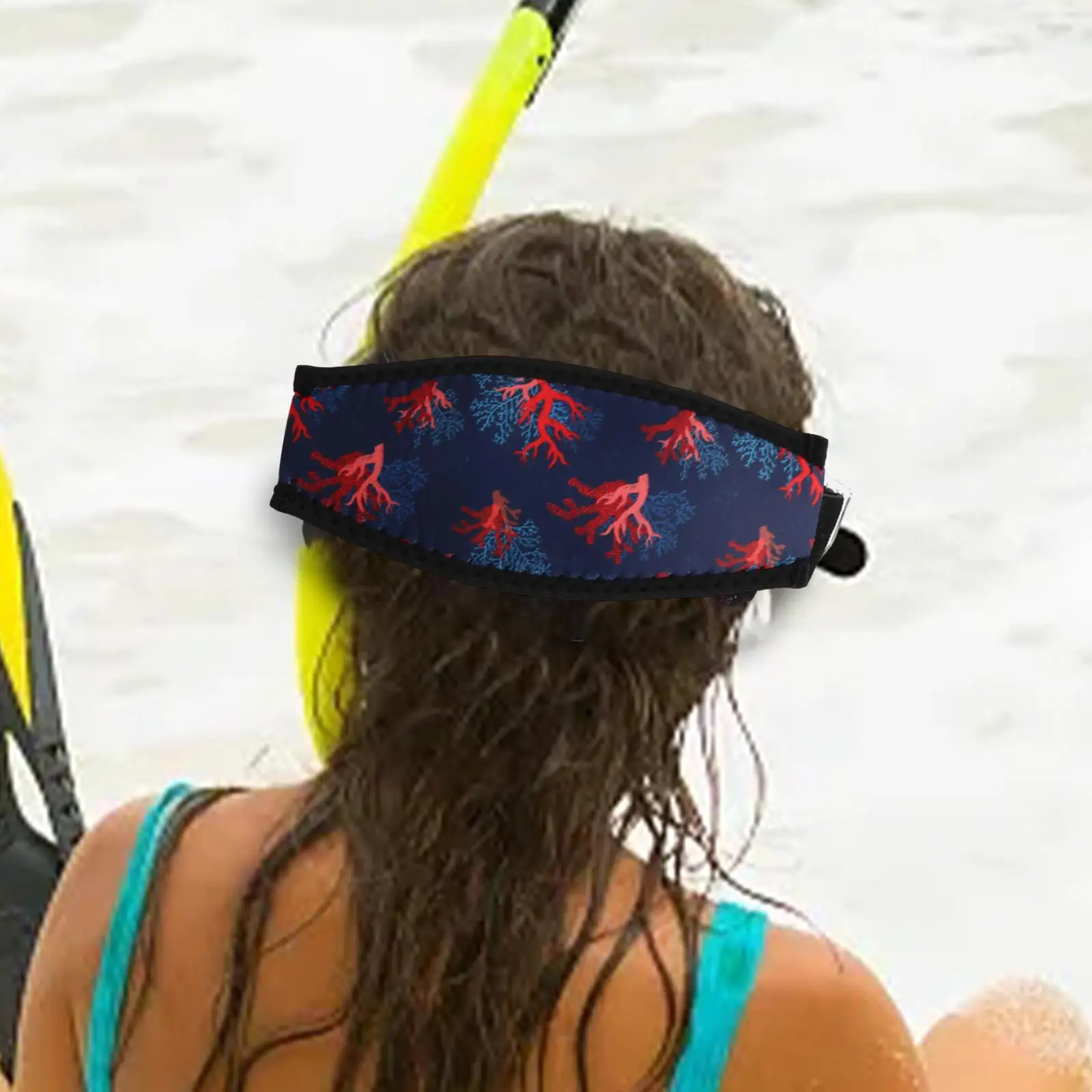 Scuba Divers Diving Adjustable Easy Fit Mask Strap Hair Protection Gear Wrap New  Water Sports Diving Gear Accessories