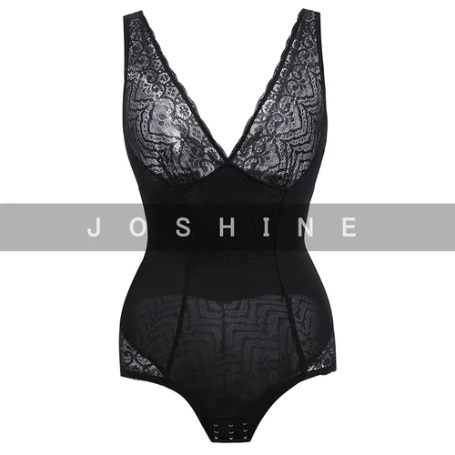 Imagen 1 del producto Faja Reductora de Mujer, Body de una pieza para Abdomen y barriga, ropa interior para Mujer, Fajas, tangas de realce, ropa moldeadora, corsé de encaje Sexy