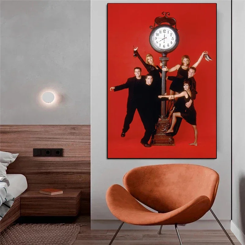 Classic TV Show Series Friends Photos Graffiti Posters Canvas Painting Wall Art Modern Paintings for Living Room Home Decor