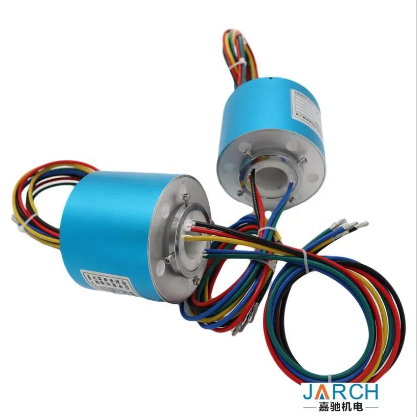 

Power Through Bore Slip Ring fiber optic rotary joint sliprings signal