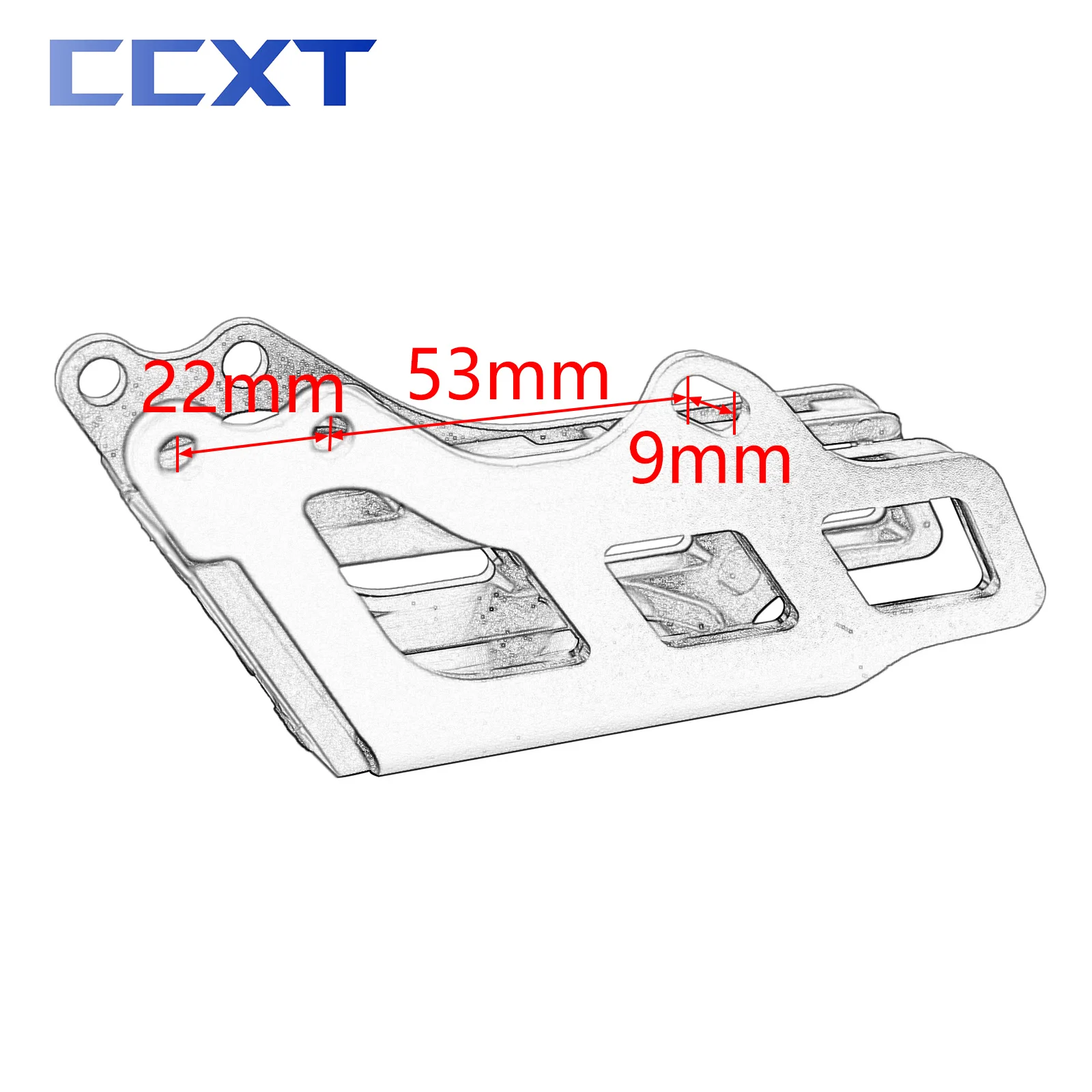 Motorcycle Chain Guide Guard For Honda CRF125R CRF250R CRF250RX CRF250X CRF450R CRF450RX CRF450X CRF450L CRF450RL Motocross