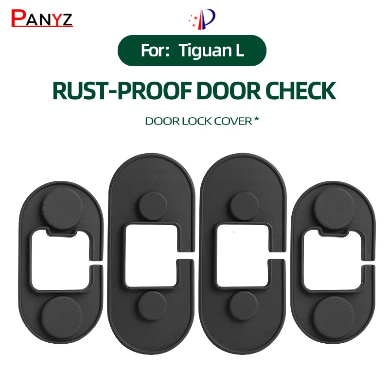 

Для VW Tiguan L дверной ограничитель ABS защитная крышка дверной замок пряжка крышка модификация модель силиконовые дверные упоры