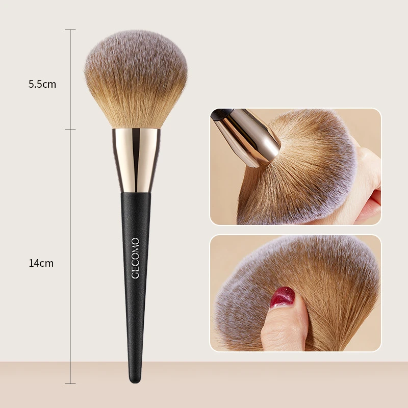 GECOMO 메이크업 브러쉬 루즈 파우더 메이크업 브러쉬, 전문 푹신하고 부드러운 내구성 파운데이션 브러쉬, 뷰티 메이크업 브러쉬
