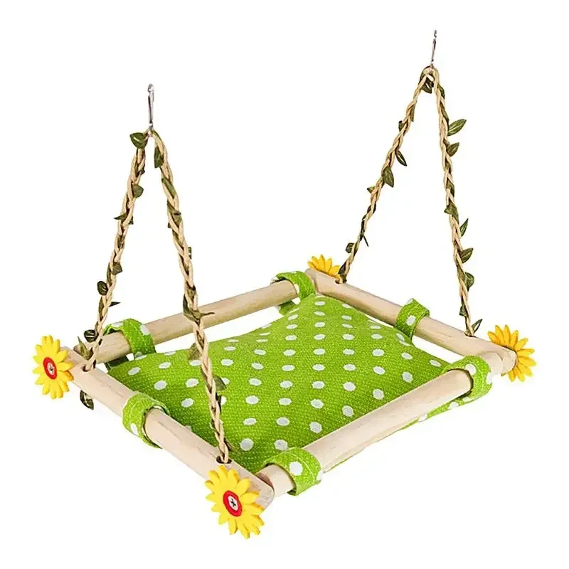 

Bird Standing Perch for Parrot Birdcages Warm Swing Hammocks Bed Bird Rest Sleep Bed Cockatiels Lovebirds Swing Toy