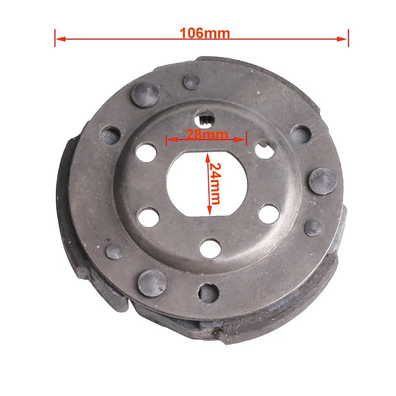 Clutch Shoe Clutch Pate For GY6 49cc 50cc 80cc 100cc 139QMB 139QMA Engine Scooter Moped ATV Go Kart Quad