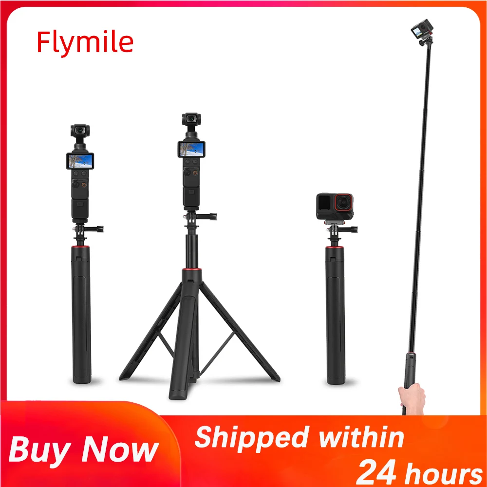 1.4M/1.6M Retractable Selfie Stick Tripod,For DJI Osmo 360/P