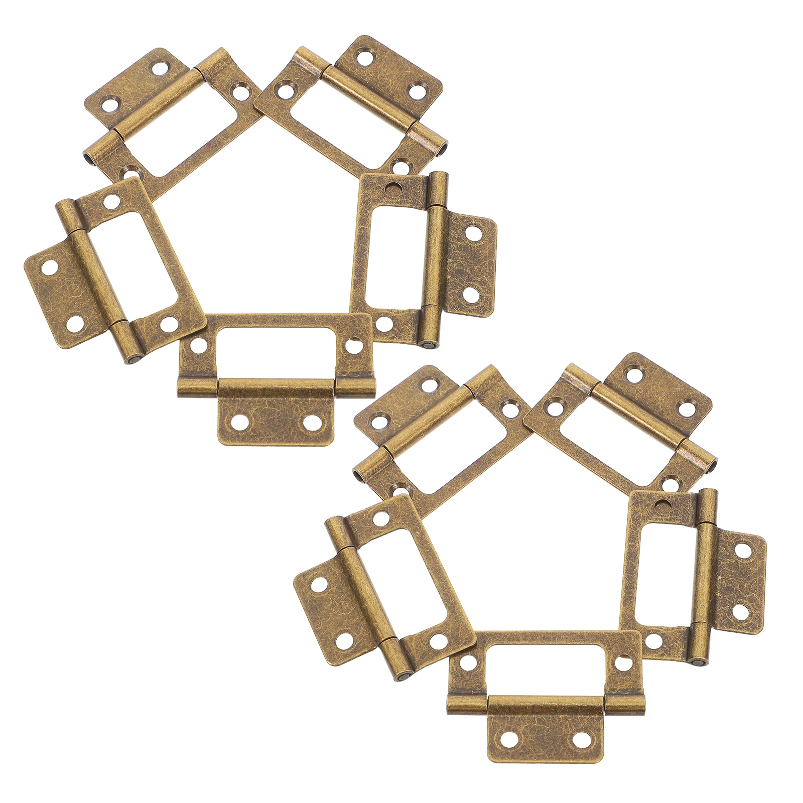 12 pezzi cerniere in ferro ottone vintage addensate cerniere per porte dell'armadio resistenti ferramenta per mobili per porte cassetti persiane