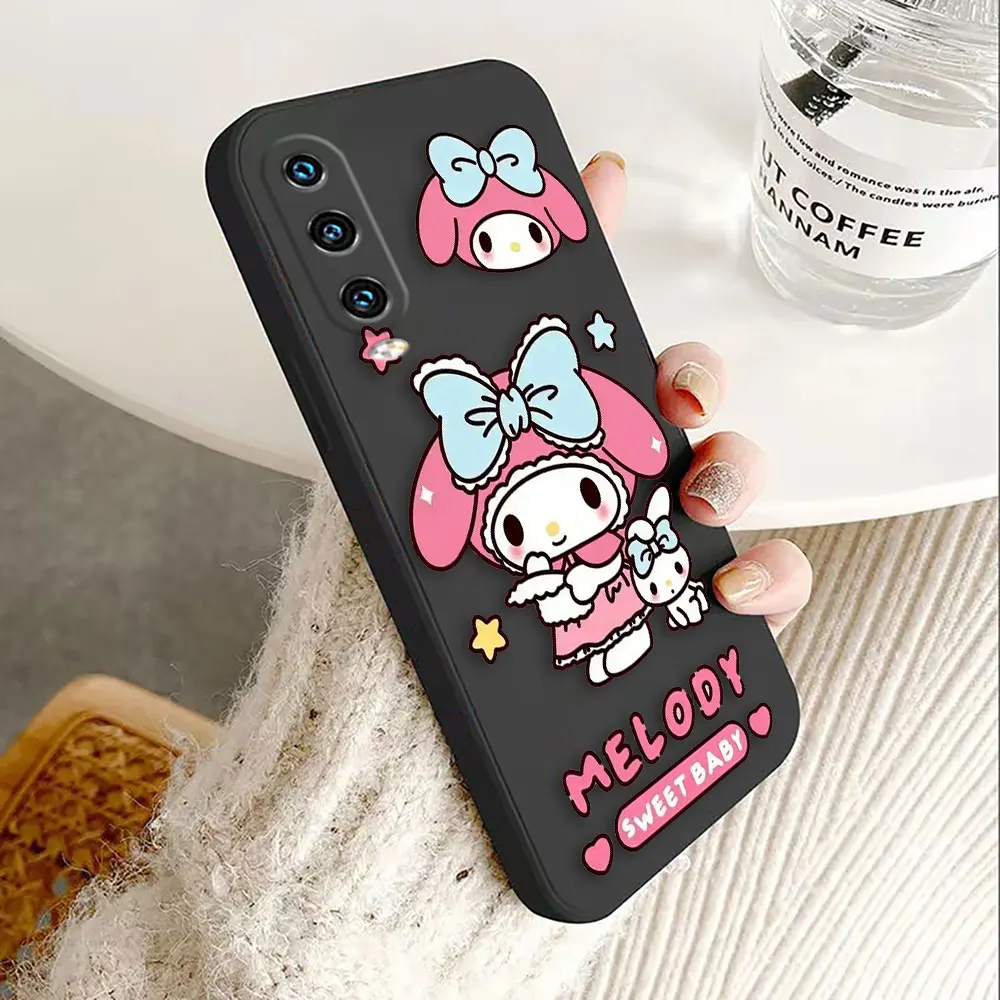 Cartoon Rosa My M-Melody Telefon Fall Für HUAWEI MATE 20 NOVA 3I 7 6 8I 9 P20 P30 P40 HONOR 20 50 9X X6B X7B X8B X9B X8 X9A Fall