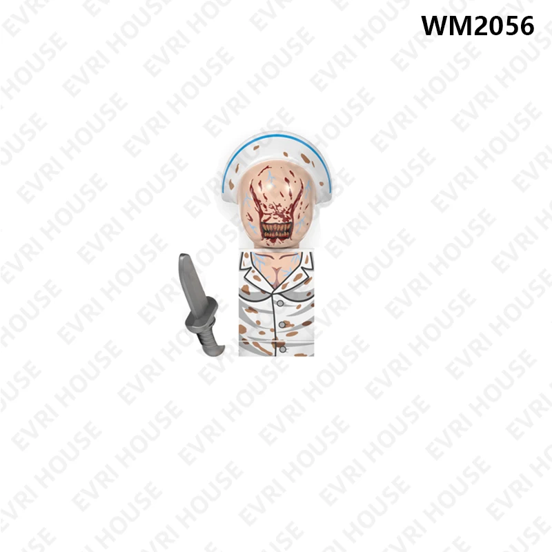 Horror Movies Mini Bricks Action Figures Assembly Building Blocks Accessory Toys For Children