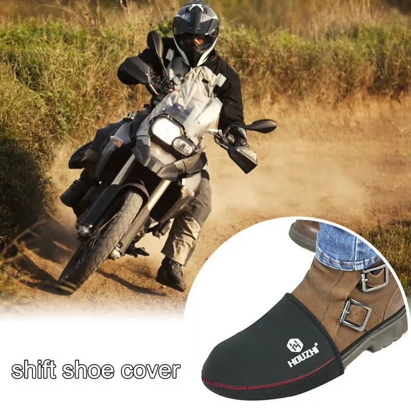 Motorcycle Shift Pad Gear Shoe Cover Anti Slip Pad Rubber Boot Waterproof Motorcycle Toe Anti-skid Gear Shifter Accessories