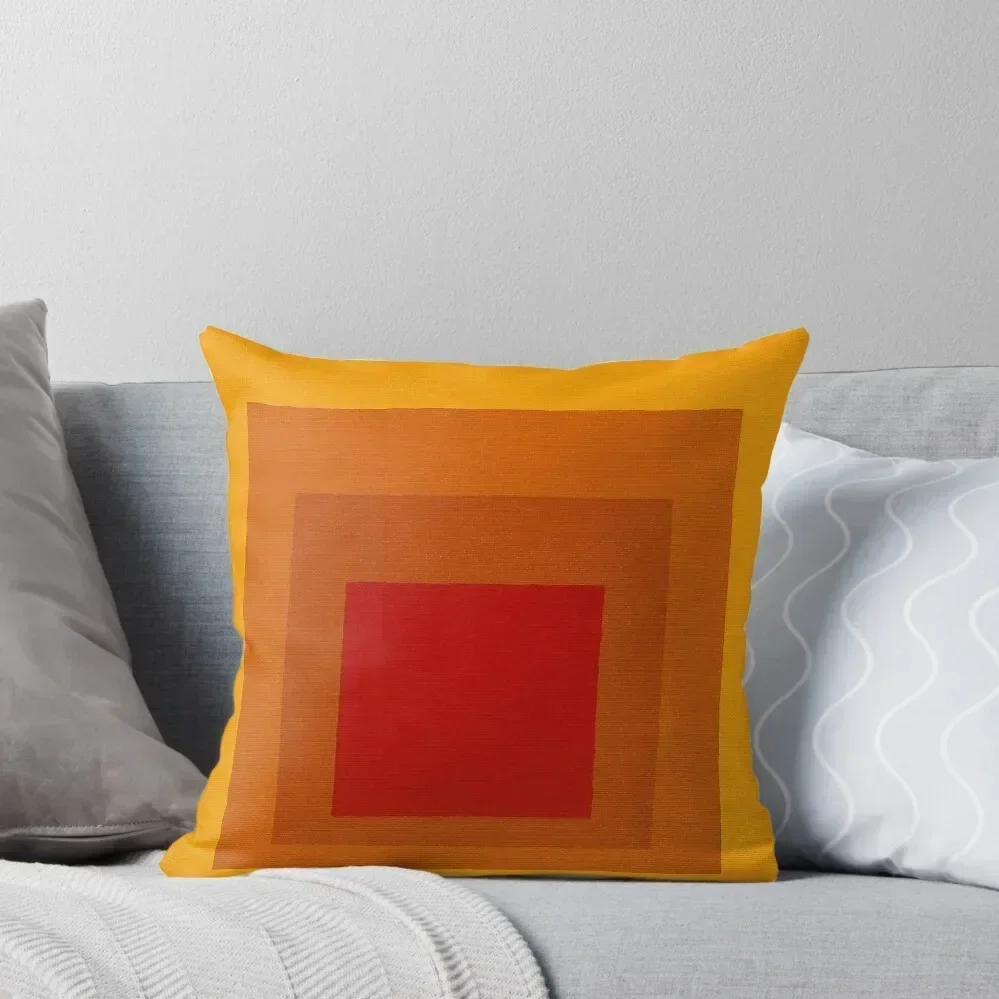 

josef albers paintings art Throw Pillow Luxury Cushion Cover sleeping pillows Couch Pillows christmas cushions covers pillow