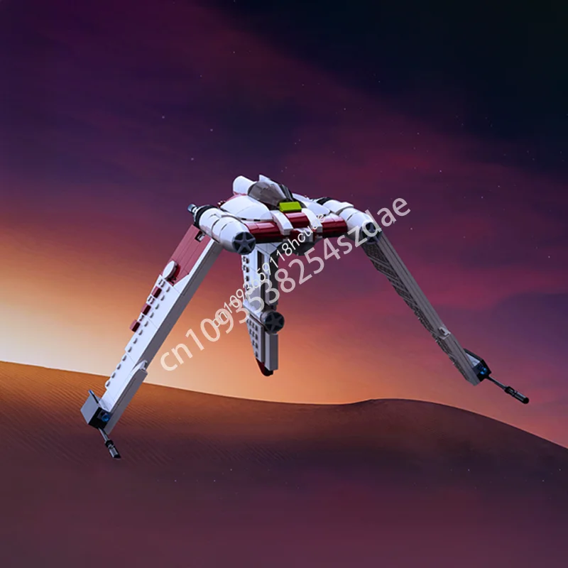414 pçs estrela batalha V-19 torrent clone starfighter nave espacial modelo moc blocos de construção empilhamento tijolos criativo brinquedo do miúdo presente diy