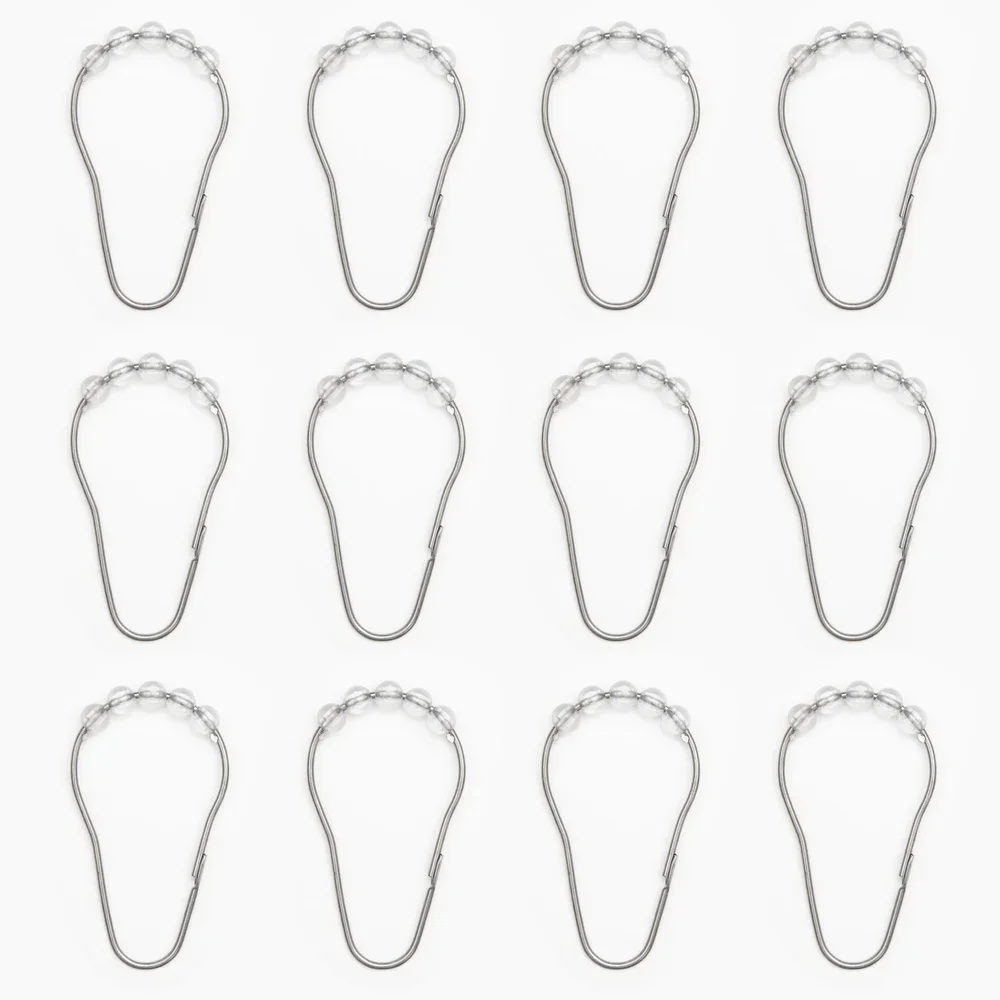 صديقة للبيئة مقاوم للماء قوس قزح PEVA دش الستار مجموعة مع 12 خطاف خالية من الرائحة خالية من الكلوريد سهلة التنظيف 13 قطعة ديكور الحمام