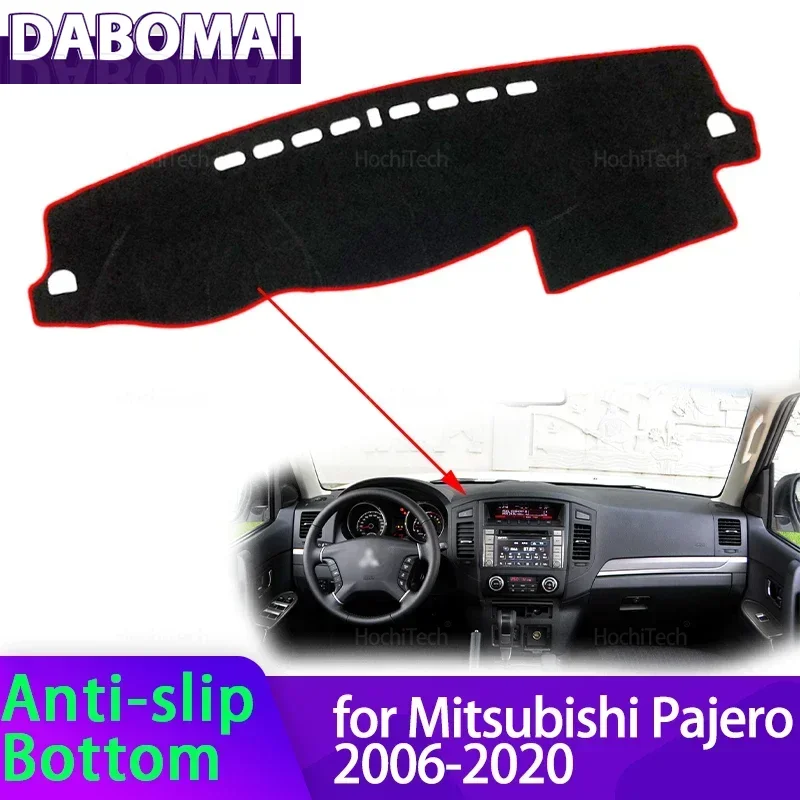 

Dashboard Cover Dash Board Mat Carpet Pad Shade Cape Blanket for Mitsubishi Pajero Shogun Montero 2006-2020 V80 V87 V93 V97