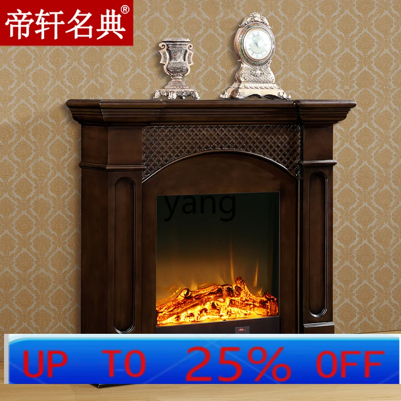 

Камин в европейском стиле, американский деревенский стиль, темный, из массива американского дерева, декоративный