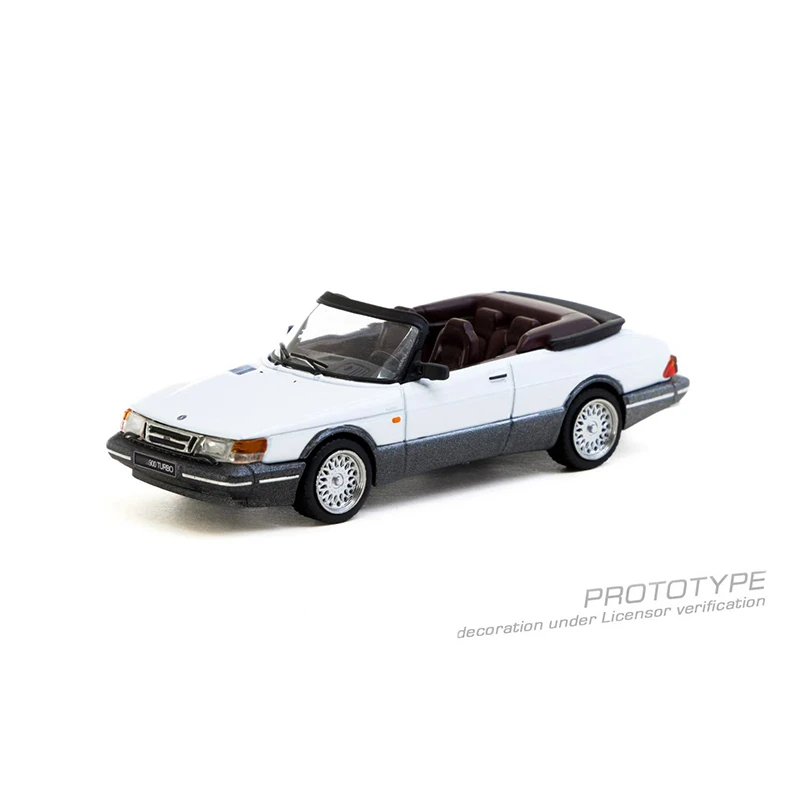 PreSale TW 1:64 900 Turbo Convertible White Diecast Car Model Collection Miniature Toy Tarmac Works