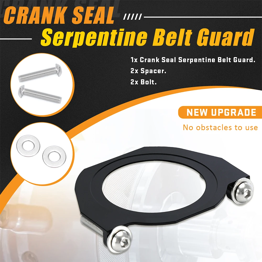 Crank Seal Serpentine Belt Guard For BMW N52 N54 N55 S55 135i 335i 435i 535i X1 X3 X5 Protection Guards Plate Replacement 