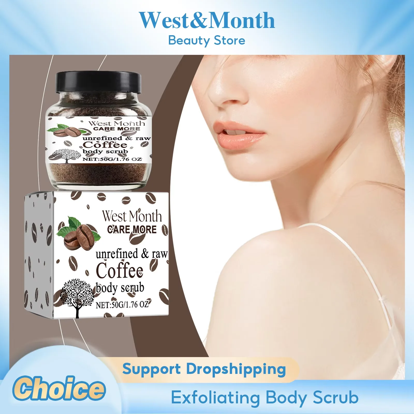 

Exfoliating Body Scrub Deep Cleansing Brightening Remove Dead Skin Tendering Hydrating Soothing Refreshing Smoothing Body Scrub
