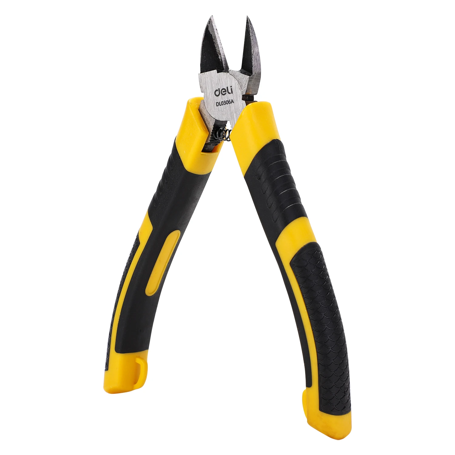 Deli 6in Flush Cutter Pliers, Precision Cutting Tool with Ergonomic Grip, Perfect for Electrical, Crafting, and DIY Applications