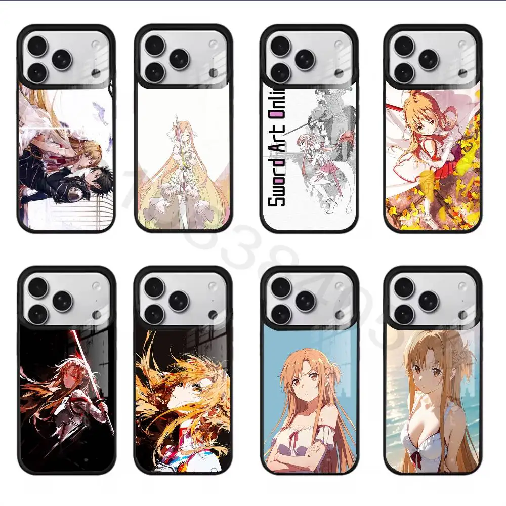 

A-Asuna For iPhone 17,16,15,14,13,12,11,Pro,Max,Plus,Mini,SE4,E Magnetic For Magsafe Wireless Phone Case