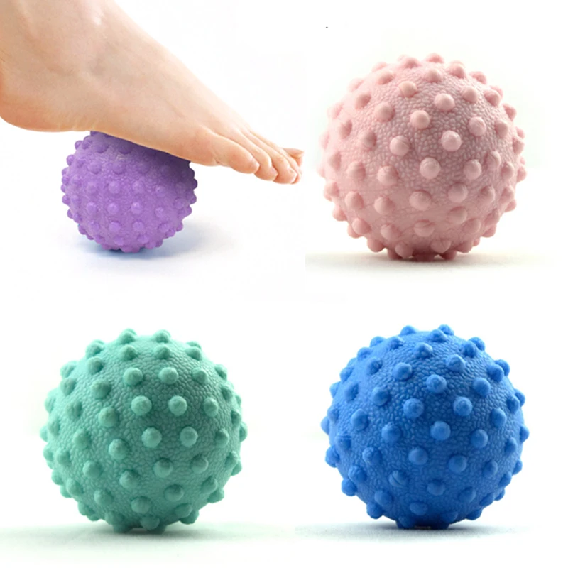 Balle de massage à picots en TPE, 4.5cm, durable, pour les mains et les pieds