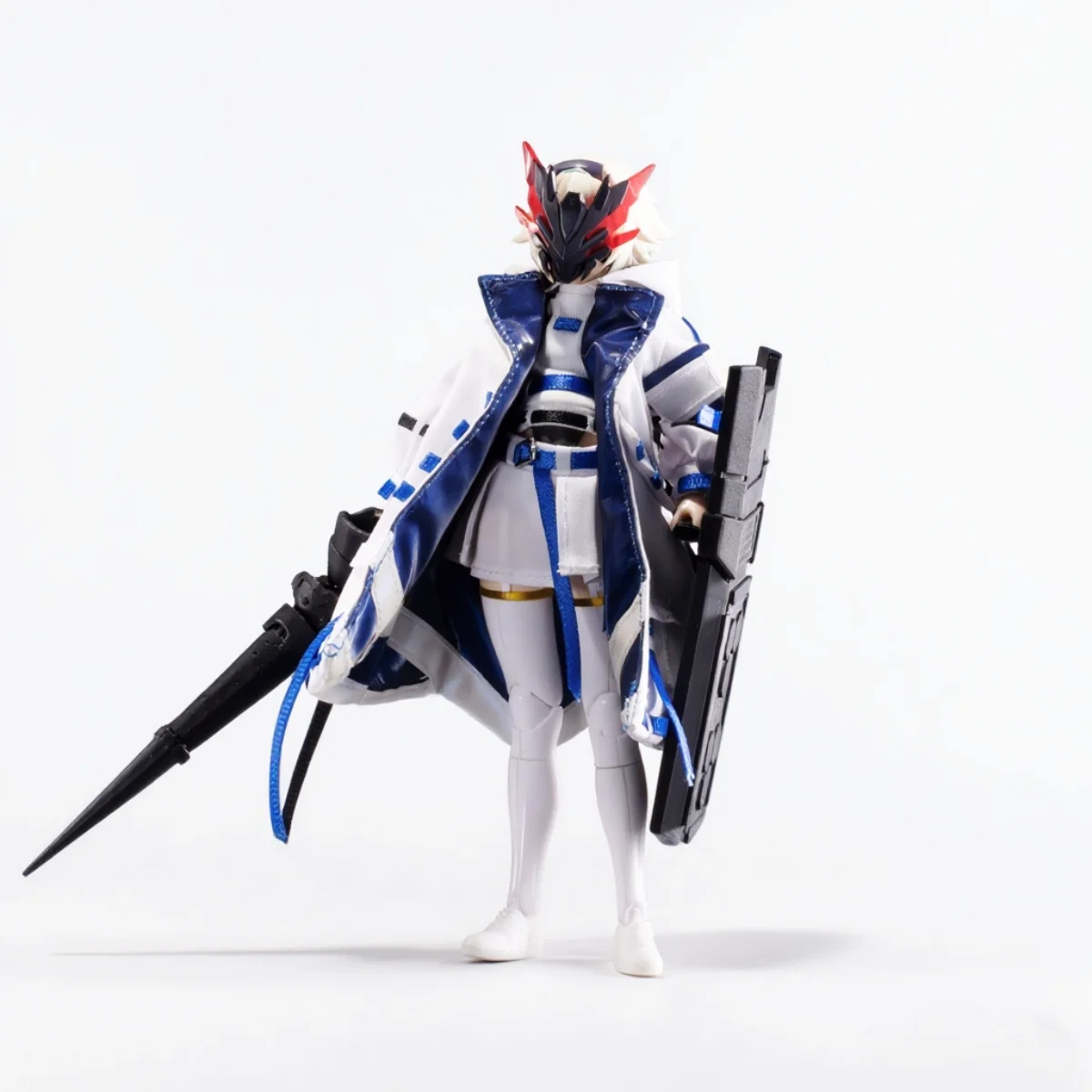 

1/12 Female Soldier Coat Vanguard Squad Tactical Shell Reinforced Shield Crossbow Combat Accessory Fit 6Inch Action Figure Body