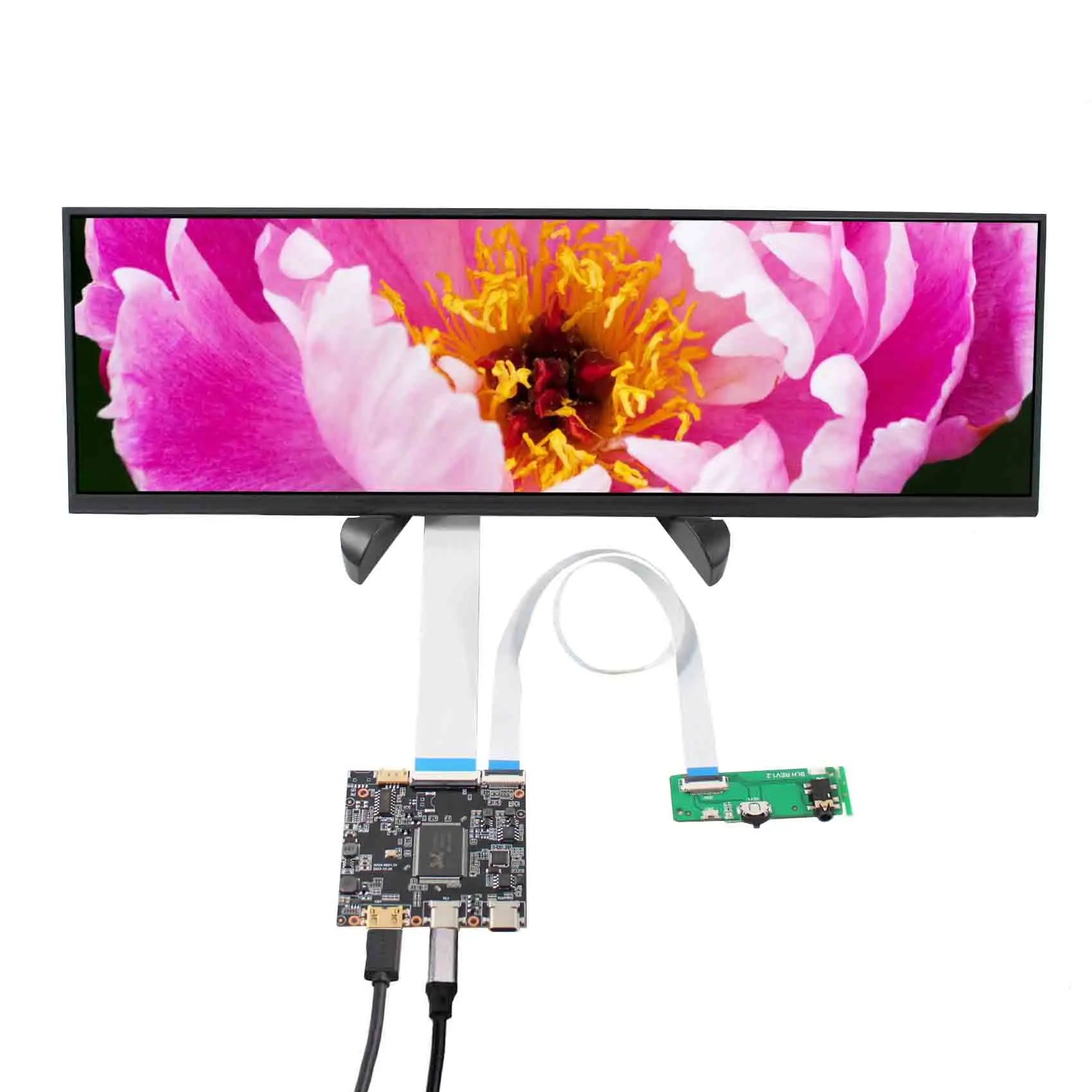 

Плата ЖК-контроллера HD-MI USB C типа C и 14,5-дюймовый ЖК-экран 2560X720 2K IPS
