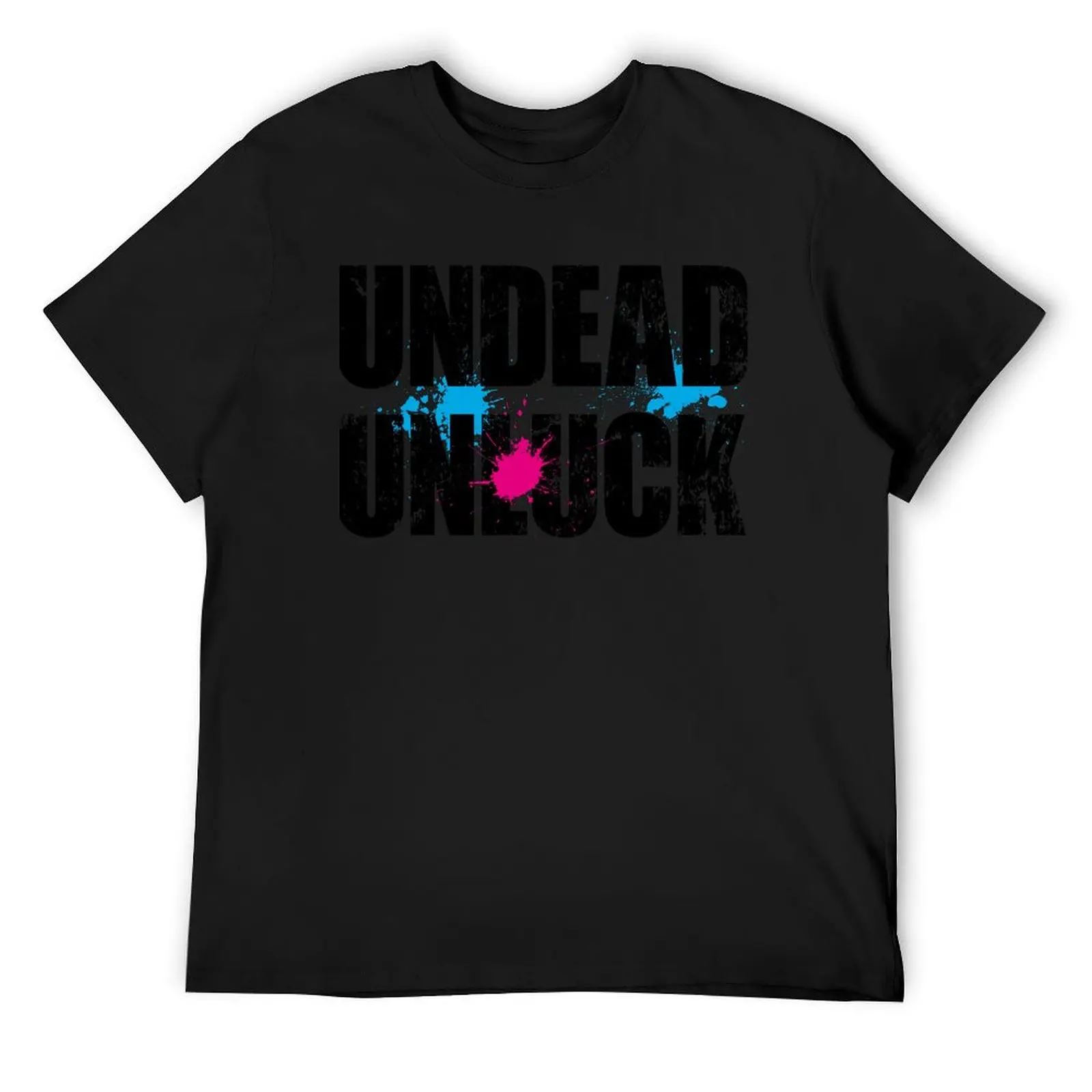 

Футболка с логотипом Undead Unluck Paint, спортивная одежда для любителей животных, принцесс для мальчиков, мужская одежда