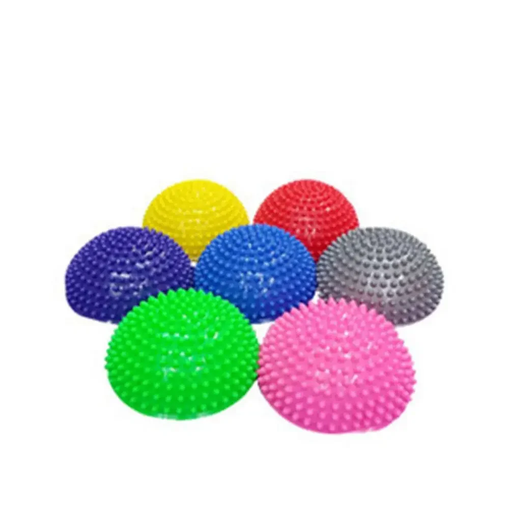 

Inflatable Hemisphere Physical Pilates Fitness Exercise, Balance Ball, Foot Massage, Spiky and Shape, Yoga Ball